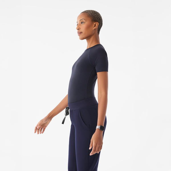 women's Navy Salta Seamless - Shortsleeve Underscrub