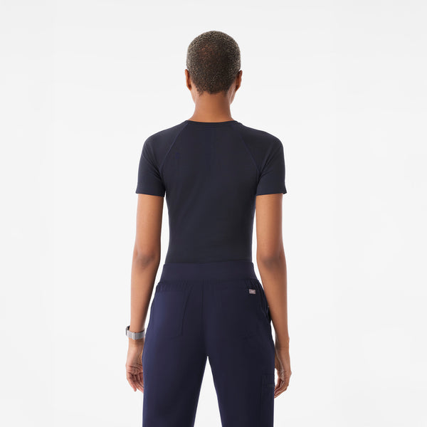women's Navy Salta Seamless - Shortsleeve Underscrub