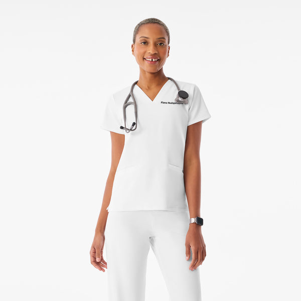Women's Optic White Casma -  Scrub Top™