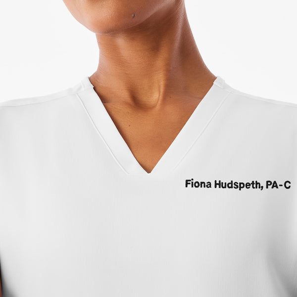 Women's Optic White Casma -  Scrub Top™