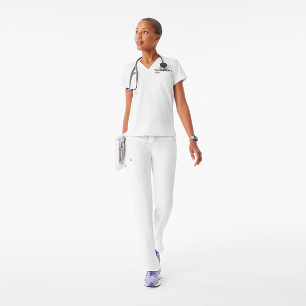 Women's Optic White Catarina Petite -  Scrub Top™