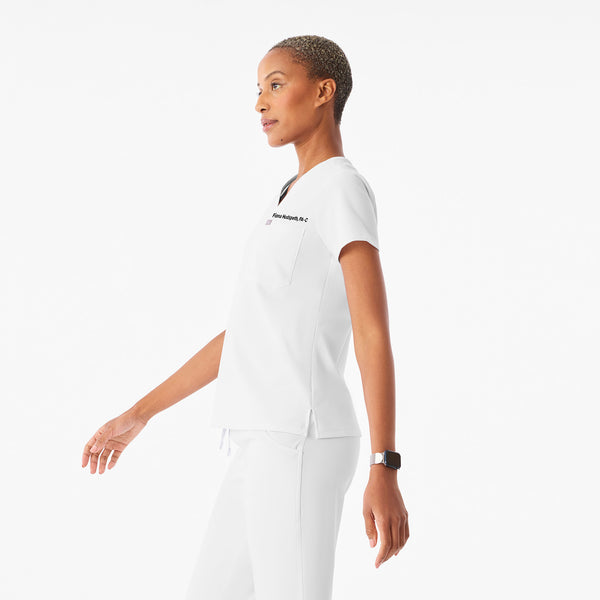 Women's Optic White Catarina -  Scrub Top™