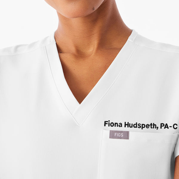 Women's Optic White Catarina -  Scrub Top™