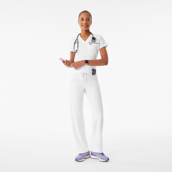 Women's Optic White Livingston High-Rise- Tall Straight-Leg Scrub Pant™