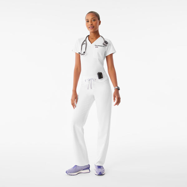 Women's Optic White Livingston High-Rise- Tall Straight-Leg Scrub Pant™