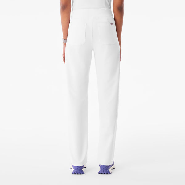 Women's Optic White Livingston High-Rise- Tall Straight-Leg Scrub Pant™