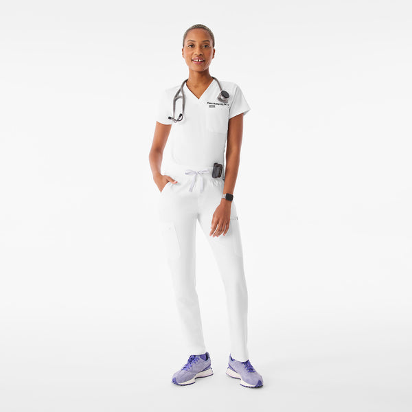 Women's Optic White Yola High-Rise Slim  - Petite  Scrub Pant™