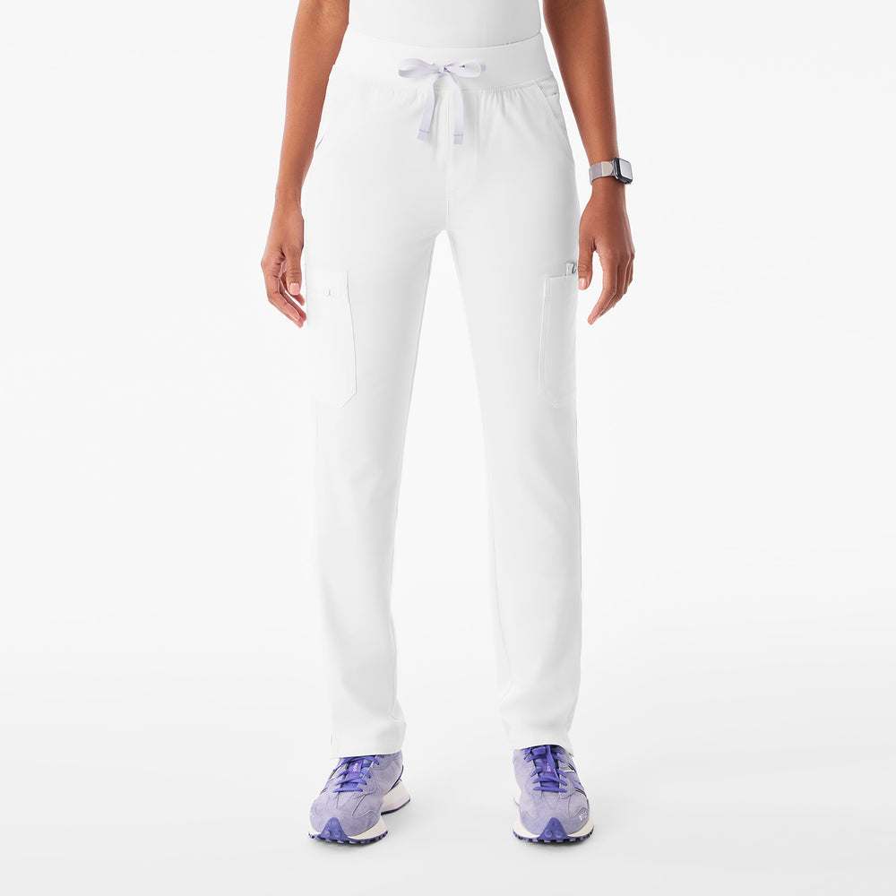 Women's Optic White Yola High-Rise Slim  - Petite  Scrub Pant™