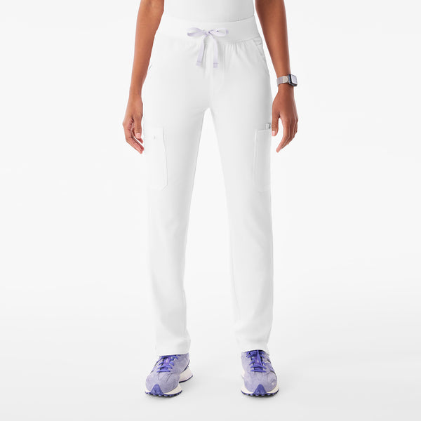 Women's Optic White Yola High-Rise Slim  - Petite  Scrub Pant™