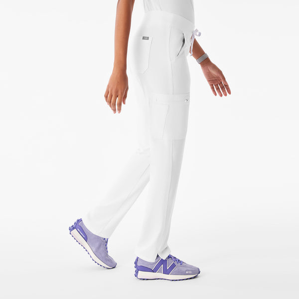 Women's Optic White Yola High-Rise Slim  - Petite  Scrub Pant™