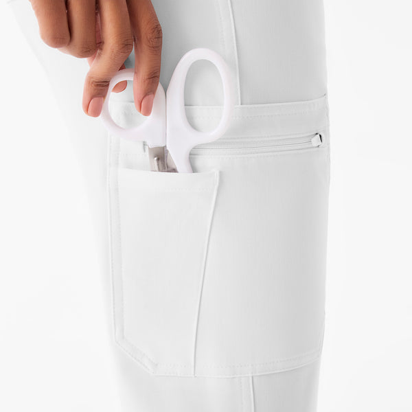 Women's Optic White Yola High-Rise Slim  - Petite  Scrub Pant™