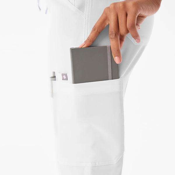 Women's Optic White Yola High-Rise Slim  - Petite  Scrub Pant™