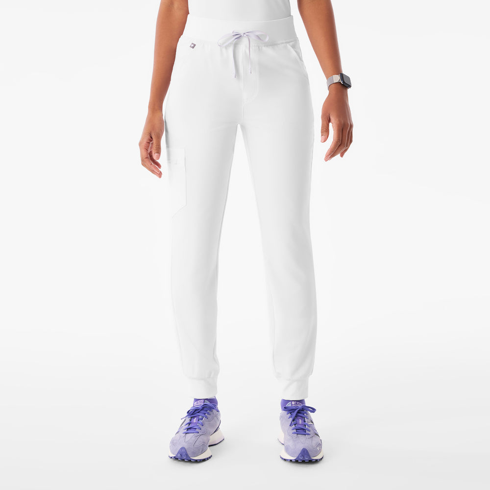 Women's Optic White Zamora High-Rise - Petite Jogger Scrub Pant™