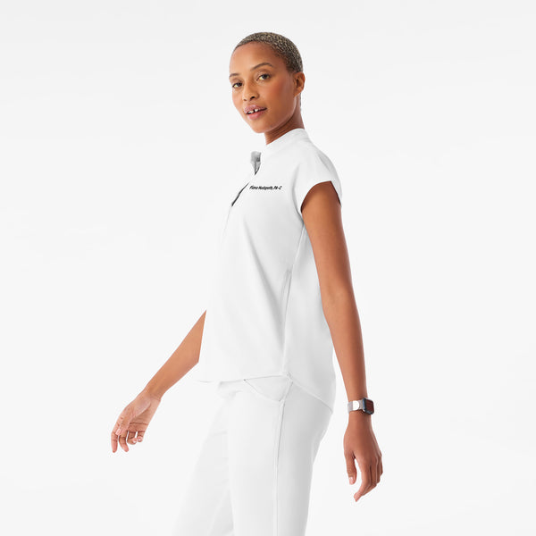 Women's Optic White Rafaela - Oversized Scrub Top™