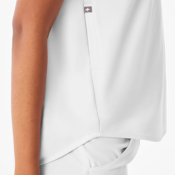 Women's Optic White Rafaela - Oversized Scrub Top™