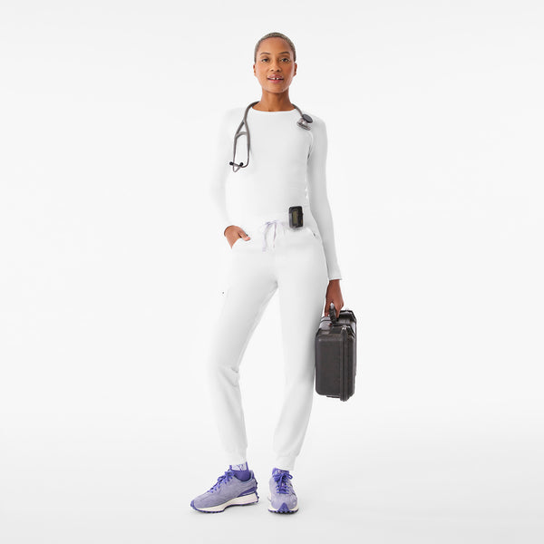 Women's Optic White Salta Seamless - Long-Sleeve Underscrub