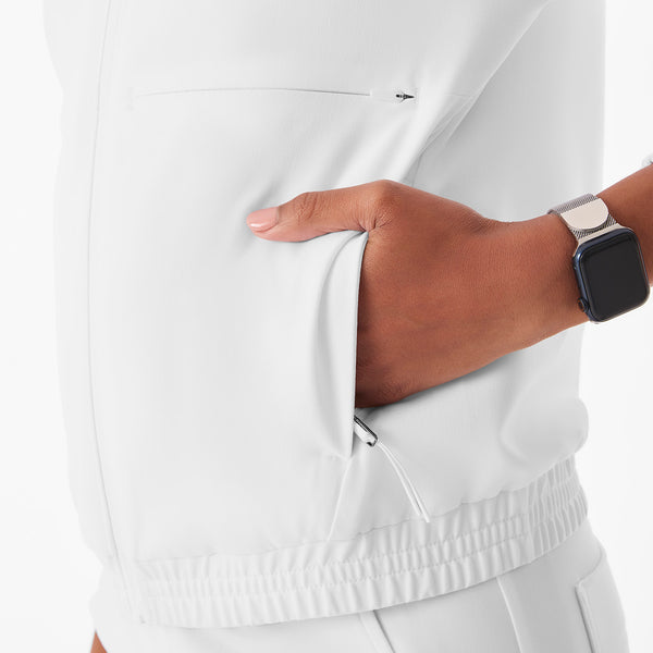 Women's Optic White Sydney - Scrub Jacket