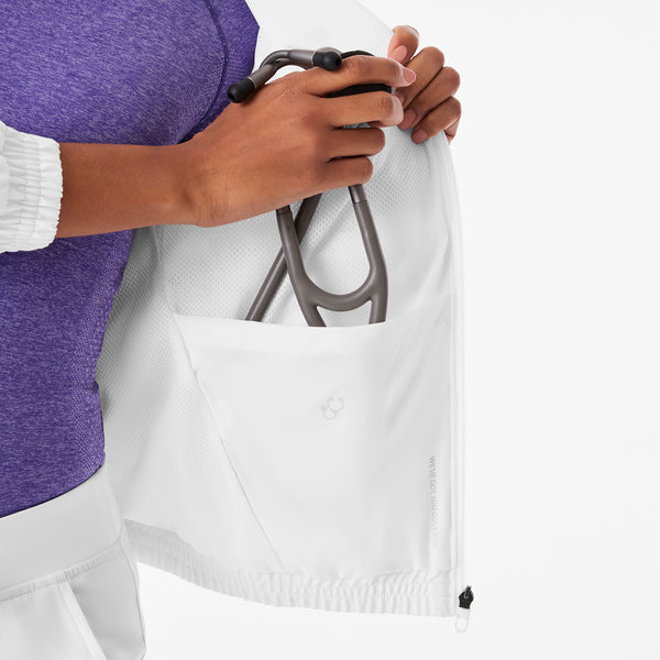 Women's Optic White Sydney - Scrub Jacket