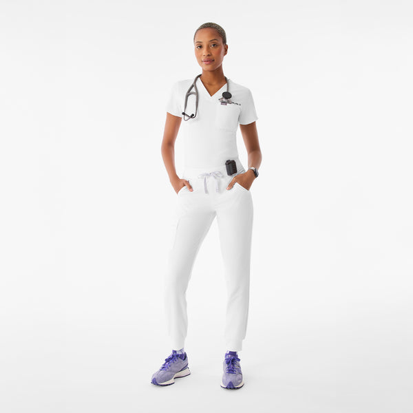 Women's Optic White Zamora - Jogger Scrub Pant™