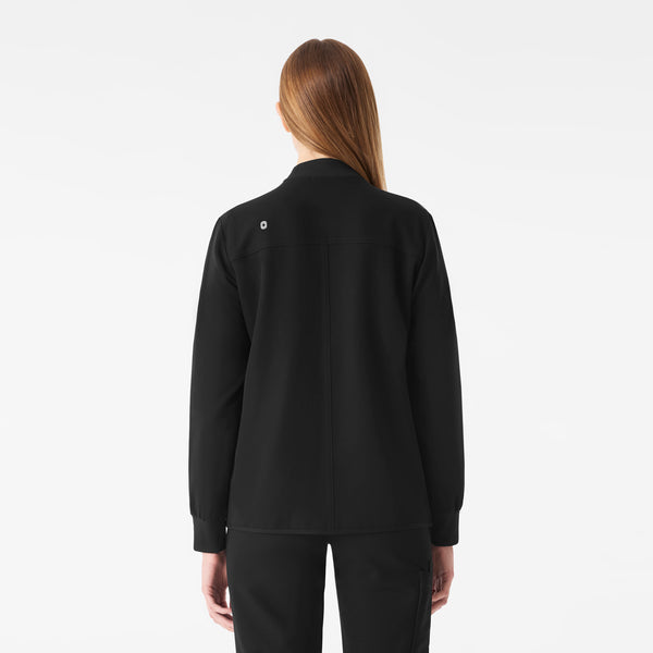 Women's Black Claire Scrub Jacket