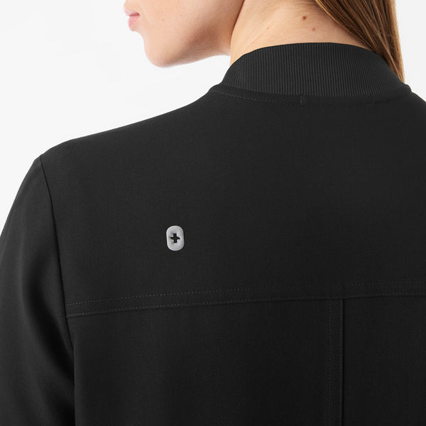 Women's Black Claire Scrub Jacket