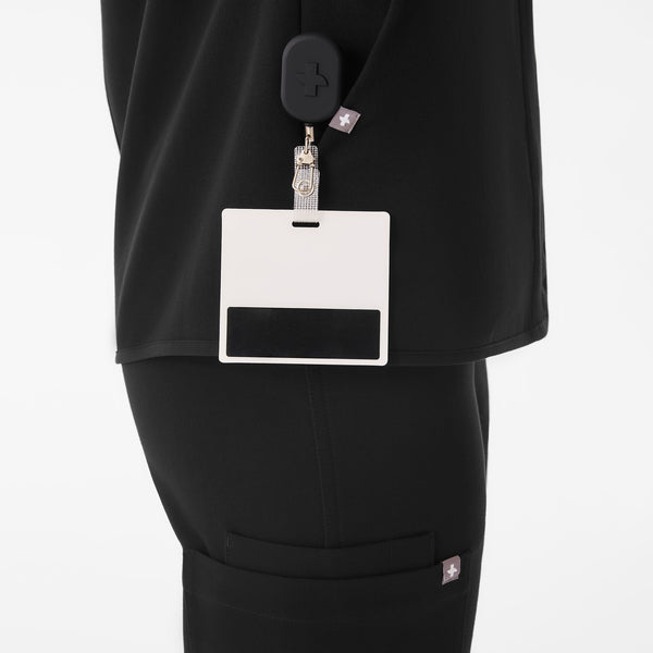 Women's Black Claire Scrub Jacket