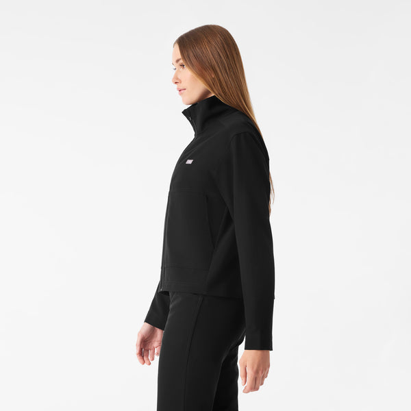 Women's Black Lenox Scrub Jacket