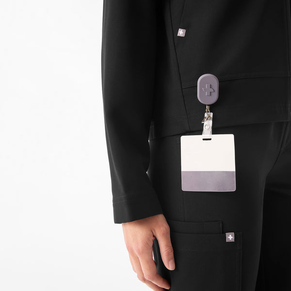 Women's Black Lenox Scrub Jacket