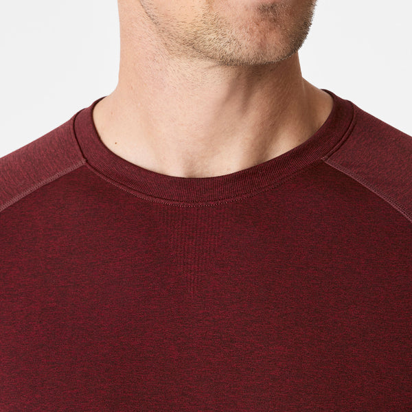 Men's Burgundy Makato Seamless - Long-Sleeve Underscrub