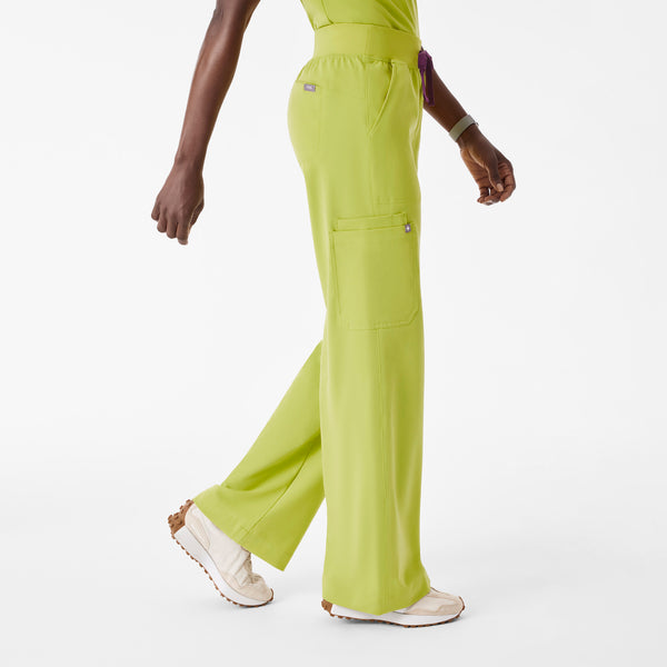 Women's Celery Isabel High-Rise Wide-Leg - Scrub Pant