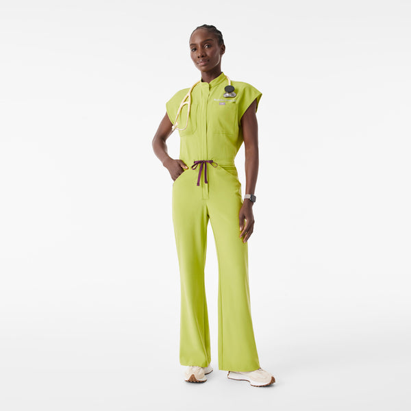 Women's Celery Rafaela Wide-Leg - ScrubJumpsuit™