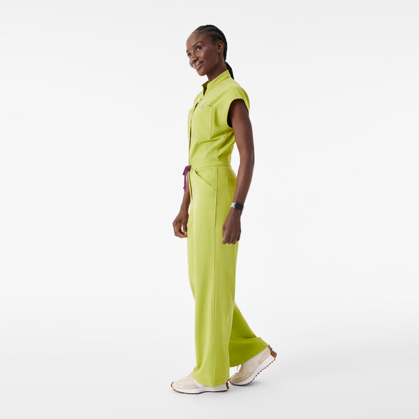 Women's Celery Rafaela Wide-Leg - ScrubJumpsuit™