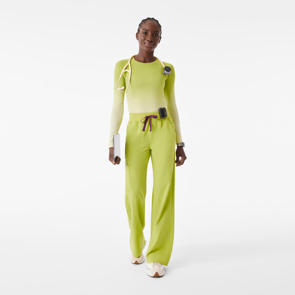 Women's Ombre Celery Salta Seamless - Long-Sleeve Underscrub