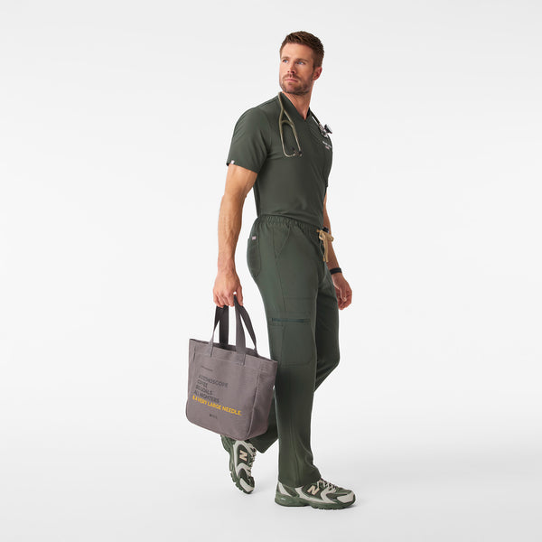 Dark Grey - A Very Large Needle Mini Canvas Tote