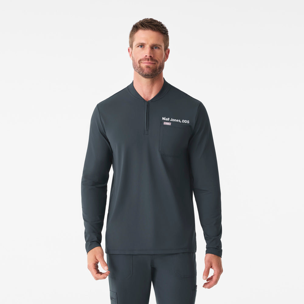Men's Dark Harbor Dawes FlexKnit - ¼ Zip Long-Sleeve Scrub Top
