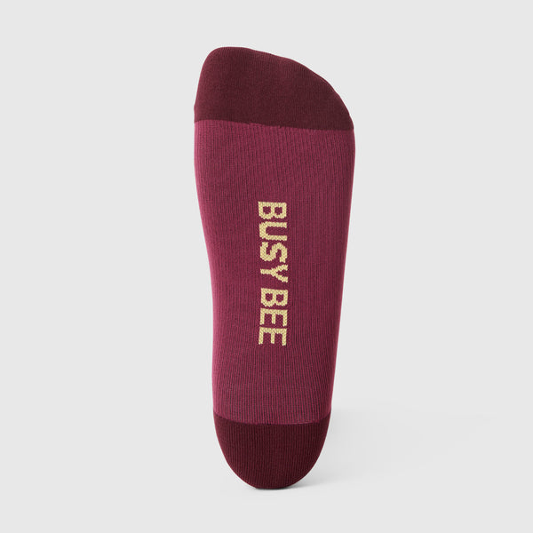 Unisex Light Deep Purple Busy Bee - Compression Socks