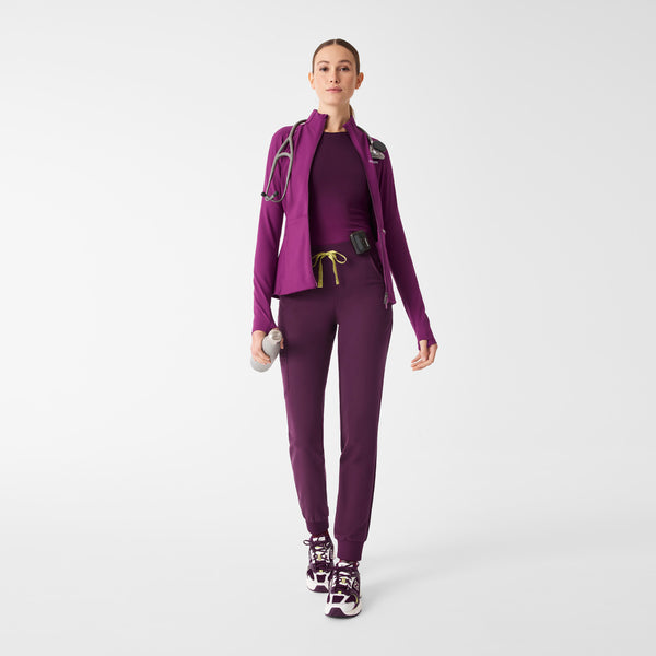 Women's Light Deep Purple ContourKnit Scrub Jacket