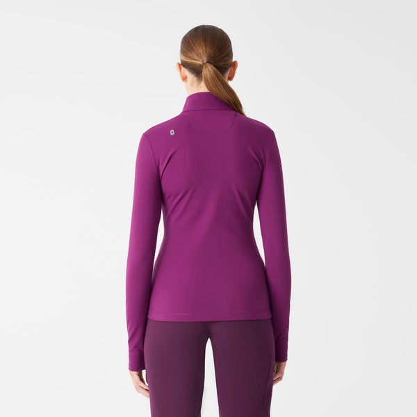 Women's Light Deep Purple ContourKnit Scrub Jacket