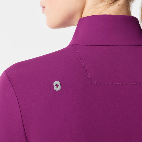 Women's Light Deep Purple ContourKnit Scrub Jacket