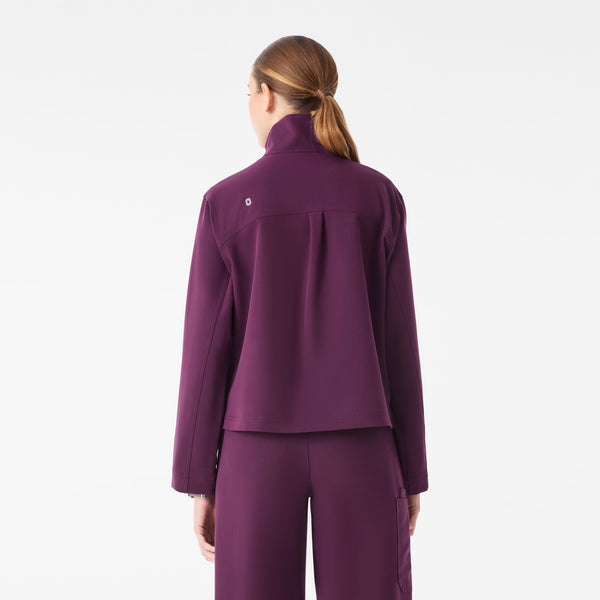 Women's Deep Purple Lenox Scrub Jacket