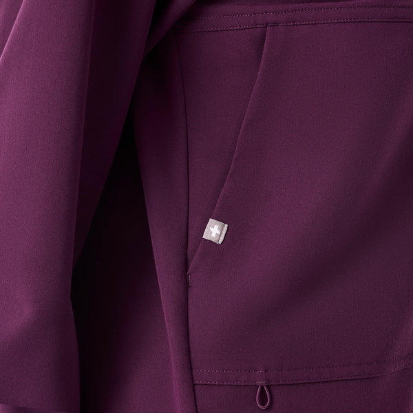Women's Deep Purple Lenox Scrub Jacket