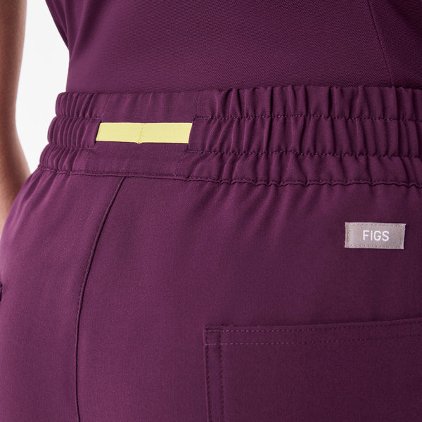 Women's Deep Purple Roslyn Mid-Rise Wide-Leg - Tall Scrub Pant