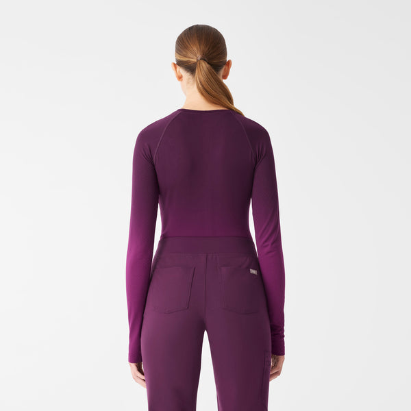 Women's Deep Purple Salta Seamless - Long-Sleeve Underscrub