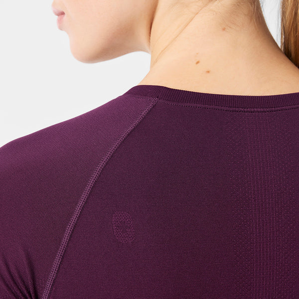 Women's Deep Purple Salta Seamless - Long-Sleeve Underscrub