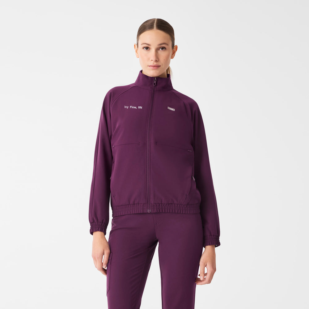 Women's Deep Purple Sydney - Scrub Jacket