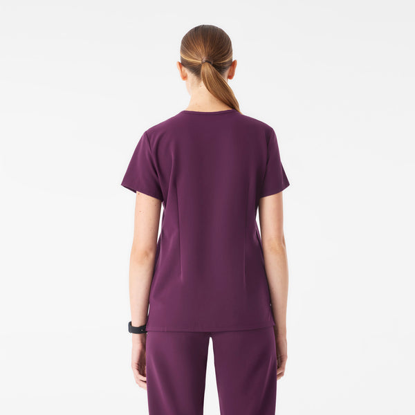 Women's Deep Purple Casma -  Scrub Top™