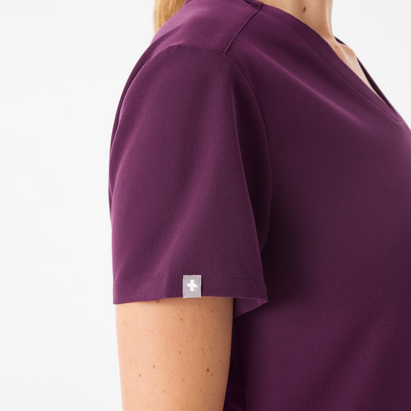Women's Deep Purple Casma -  Scrub Top™