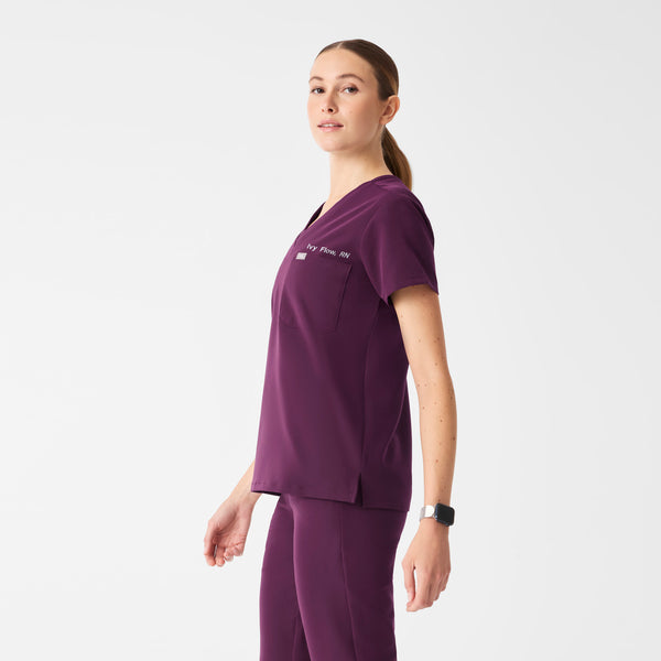 Women's Deep Purple Catarina -  Scrub Top™