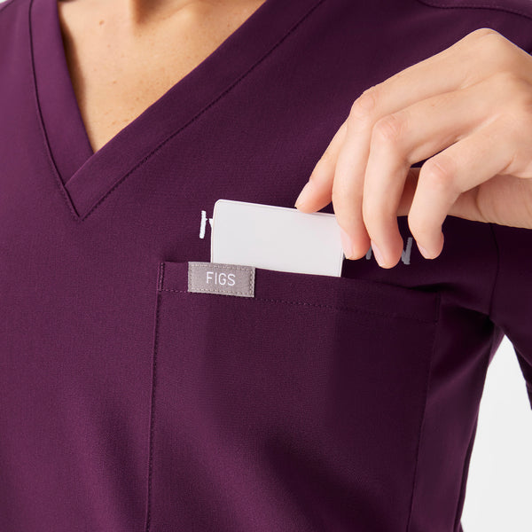 Women's Deep Purple Catarina -  Scrub Top™