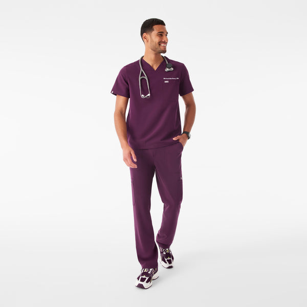 Men's Deep Purple Chisec -  Scrub Top™